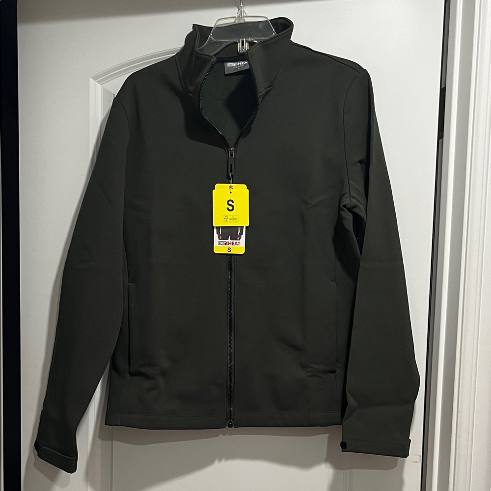 32 Degrees Men's Dark Green Windbreaker Jacket